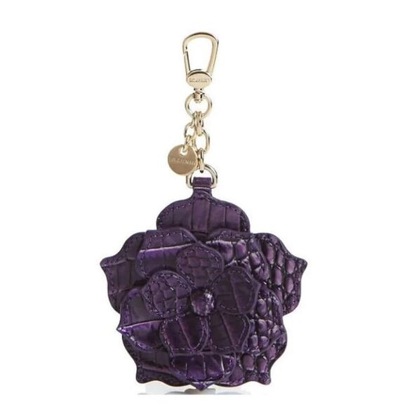 Brahmin ULTRAVIOLET OMBRE MELBOURNE Genuine Leather MAGNOLIA Purse Charm - Picture 1 of 2